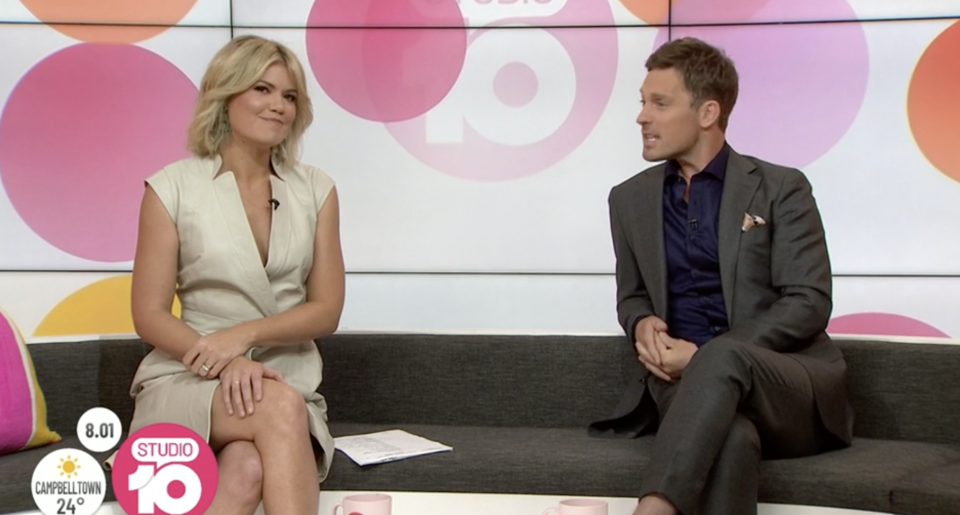 Studio 10 Sarah Harris Tristan MacManus new program