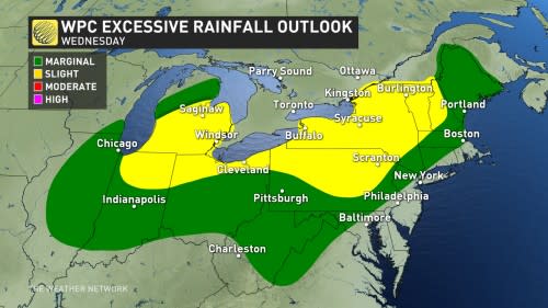 NWSSPC Excessive Rainfall Outlook Great Lakes and U.S. Northeast July 8