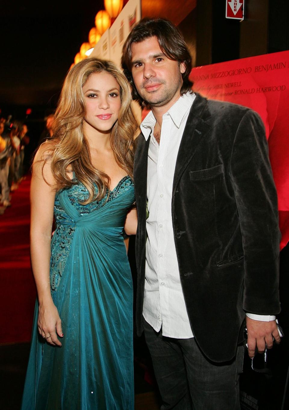 Shakira y Antonio de la Rúa cuando eran pareja. (Ethan Miller/Getty Images for CineVegas)