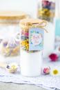 <p>For mom, a night of self-care consists of a bubble bath followed by a cup of hot tea. Give her the best of both worlds with this bath tea — for bathing, not drinking — made with epsom salt, lavender, chamomile, calendula, roses, and cornflowers. </p><p><em><a href="https://apumpkinandaprincess.com/how-to-make-bath-tea/" rel="nofollow noopener" target="_blank" data-ylk="slk:Get the tutorial at A Pumpkin & A Princess »;elm:context_link;itc:0;sec:content-canvas" class="link ">Get the tutorial at A Pumpkin & A Princess »</a></em><br></p>