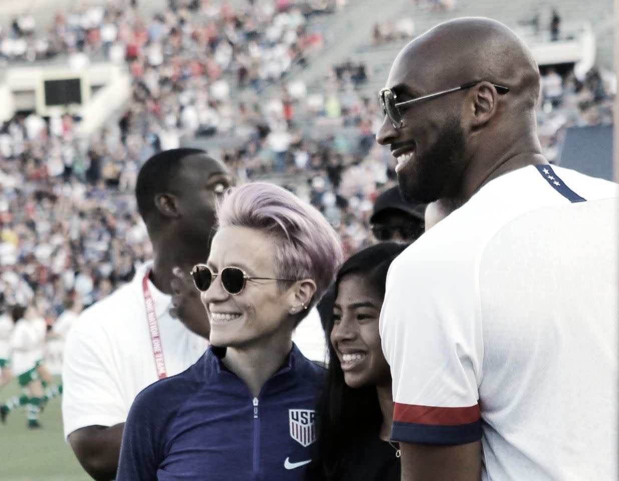 Kobe Bryant fue un ávido defensor del deporte femenino. (Foto de Katharine Lotze/Getty Images)