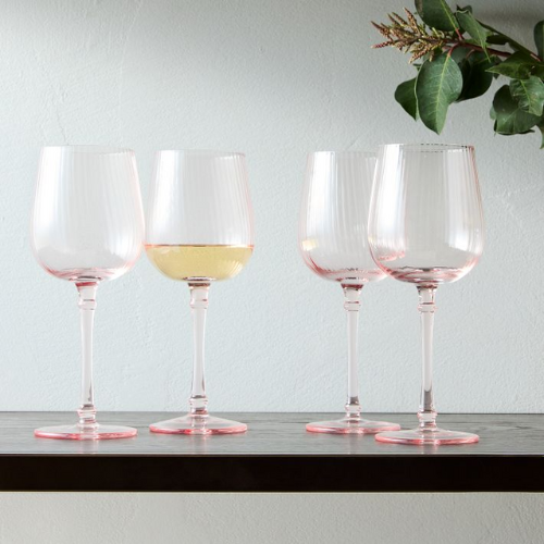 West Elm Esme Fluted Wine Glass