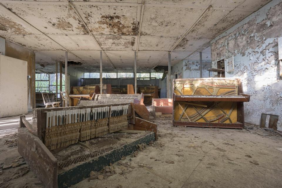 The day the music died: photographer travels the globe taking eerie pictures of abandoned pianos