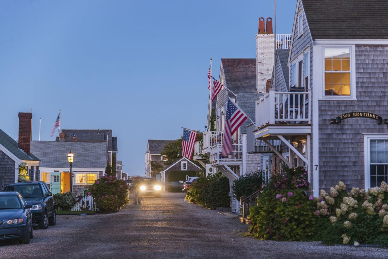 view of nantucket village