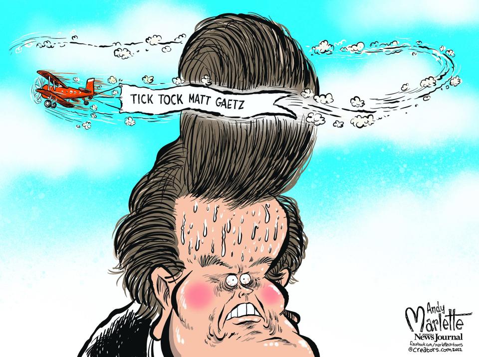 Marlette cartoon: Tick Tock Matt Gaetz