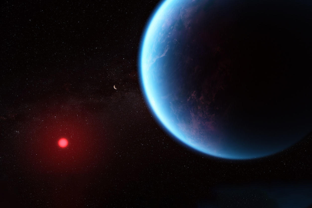 Exoplanet K2-18 b NASA, ESA, CSA, Joseph Olmsted (STScI)