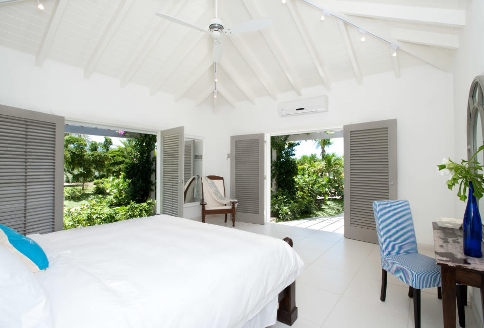 <b>Antigua; £5.1 million guide price. </b> <br> The home has six en-suite bedrooms, each with its own walk-in wardrobe. <br> <a href="http://www.savills.co.uk" rel="nofollow noopener" target="_blank" data-ylk="slk:www.savills.co.uk;elm:context_link;itc:0;sec:content-canvas" class="link ">www.savills.co.uk</a>