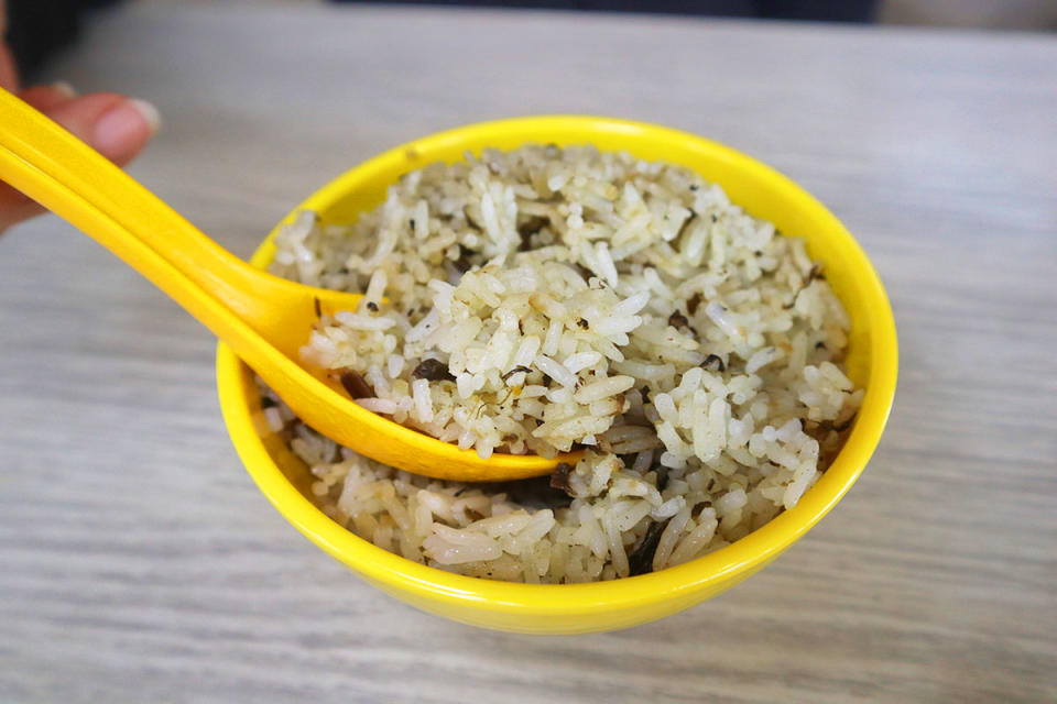 ah cheng lao huo tang -olive rice