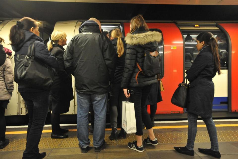 Workers will strike on the Central line on Saturday (Nick Ansell/PA)