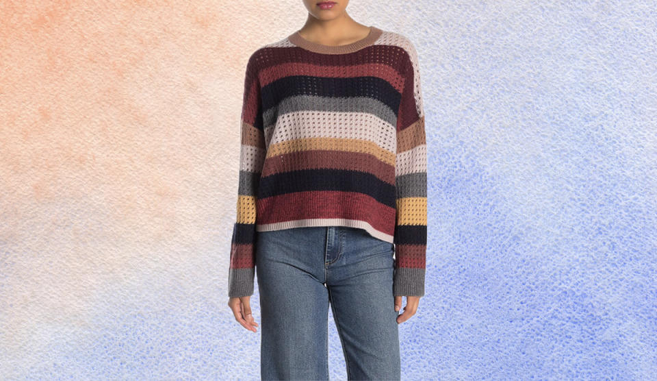 How fun is this striped sweater? (Photo: Nordstrom Rack)