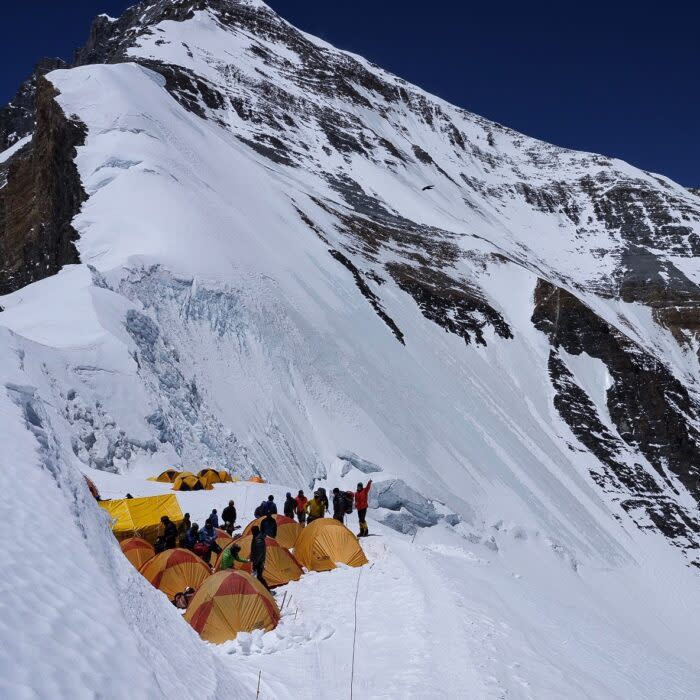 Camp 4 and the mighty Lhotse Face. 