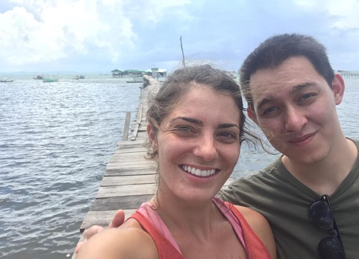 The author and her boyfriend in Phu Quoc, Vietnam. (Photo: Courtesy of Rachel Abbott)