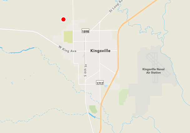 Kingsville emergency crews responded to a wildfire at the King Ranch Thursday afternoon.