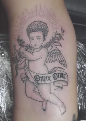 <p>Iggy Azalea/Instagram</p> Iggy Azalea's tattoo for her son