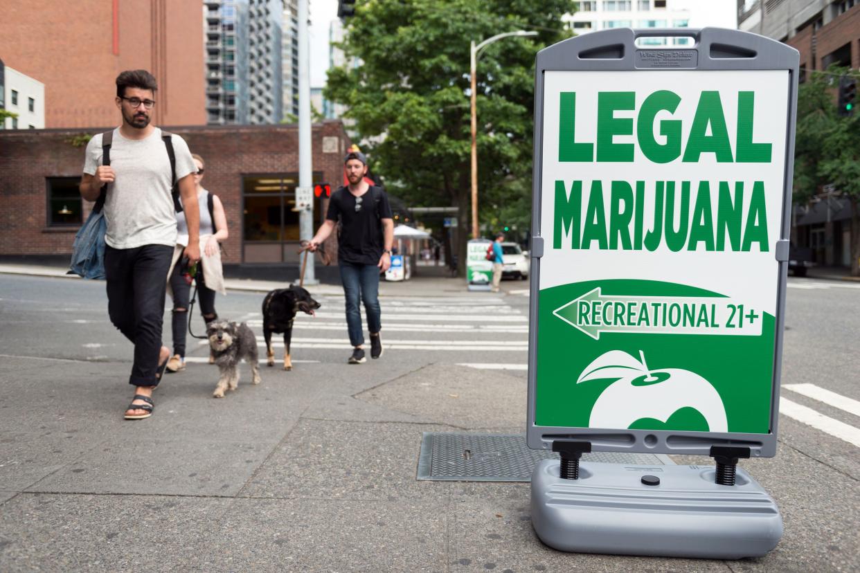 Legal Marijuana sign