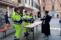 New restrictions to prevent the spread of the coronavirus disease (COVID-19), in Venice