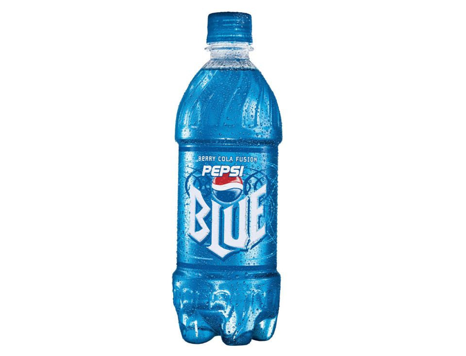 Product shot of Pepsi Blue