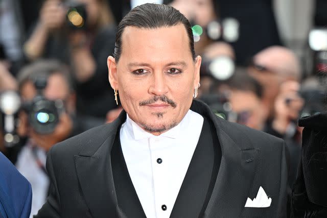 Stephane Cardinale - Corbis/Corbis via Getty Johnny Depp at the Cannes Film Festival on May 16, 2023.