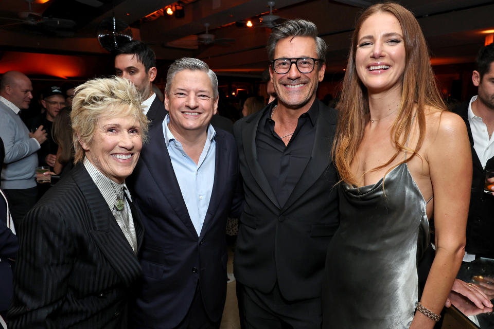 Diana Nyad, Ted Sarandos, Jon Hamm, and Anna Osceola