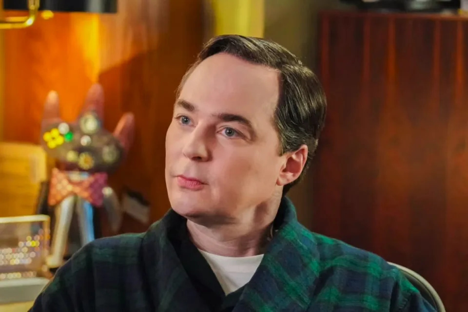 Jim Parsons in the ‘Young Sheldon’ finale (Bill Inoshita/Warner Bros)