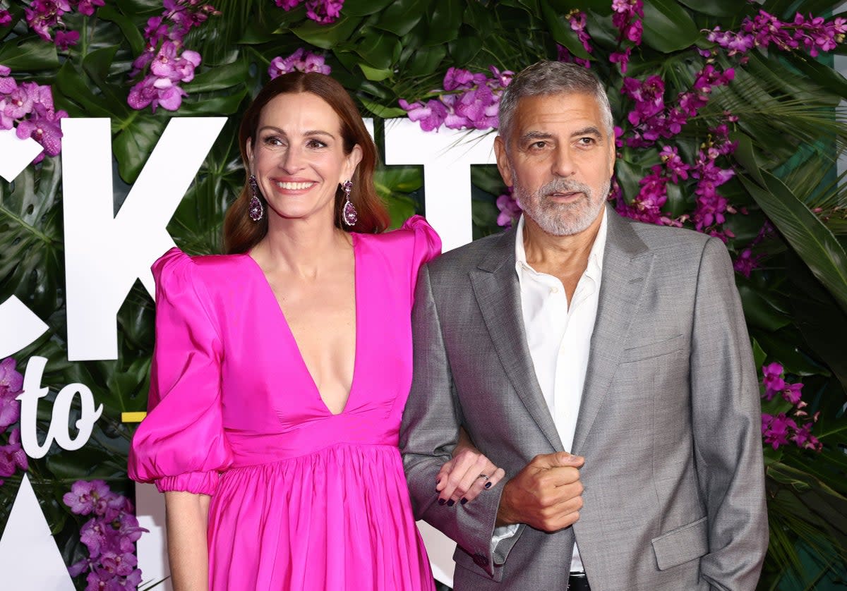 Julia Roberts and George Clooney have been having a lot of fun promoting their new rom com (Getty Images)