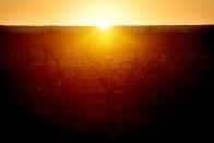 FOTO DE ARCHIVO: El sol sale sobre el seco lago Pamamaroo, en las afueras de Menindee, Australia