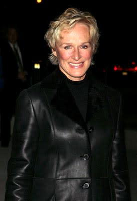 Glenn Close at the New York premiere of Miramax Films' Finding Neverland