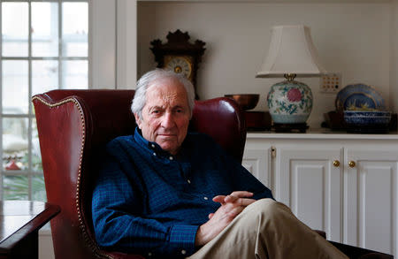 Dr. Arthur Langer poses for a portrait in his home in Williamsburg, Virginia, U.S. November 13, 2018. REUTERS/Julia Rendleman