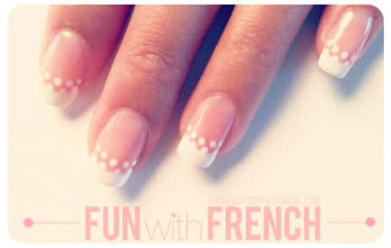 Swiss Dot French Manicure