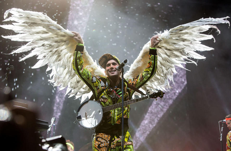 Sufjan Stevens performs at the Sasquatch Music Festival at the Gorge Amphitheatre on May 30, 2016 in George, Washington.
