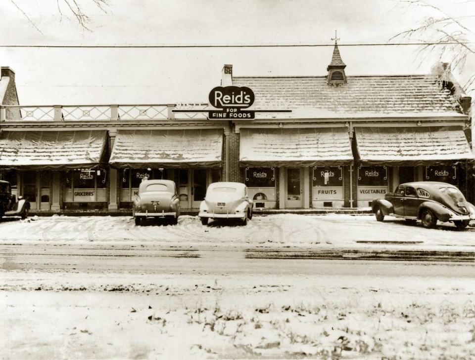 Undated photo of Reid’s Fine Foods original store in Charlotte on Providence Road.
