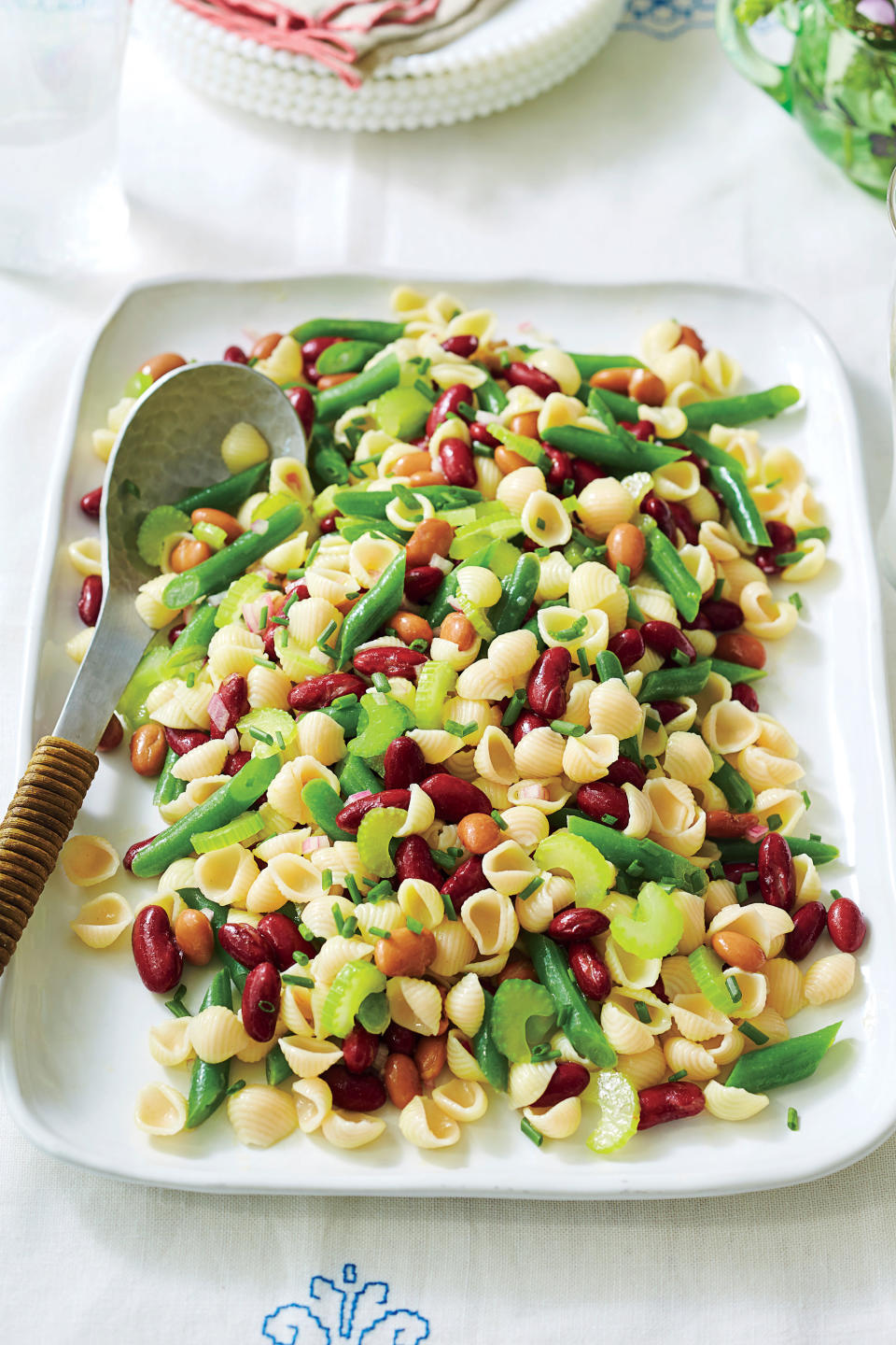 Three-Bean Pasta Salad