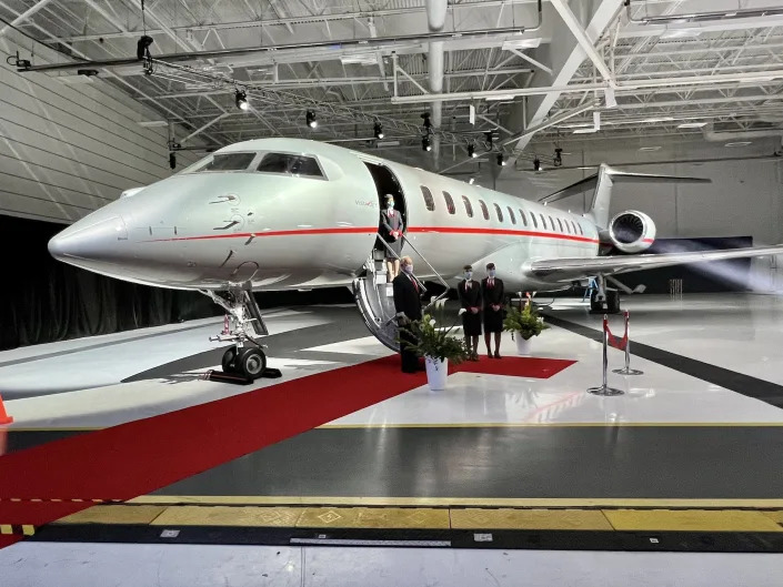 VistaJet's Bombardier Global 7500.