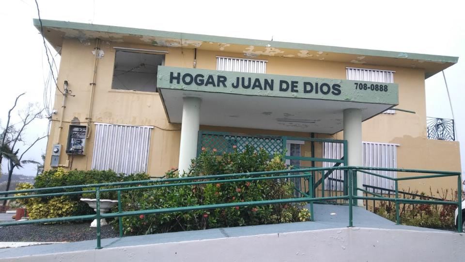 El hogar de ancianos “San Juan de Dios” (Foto: Octavio Benítez)