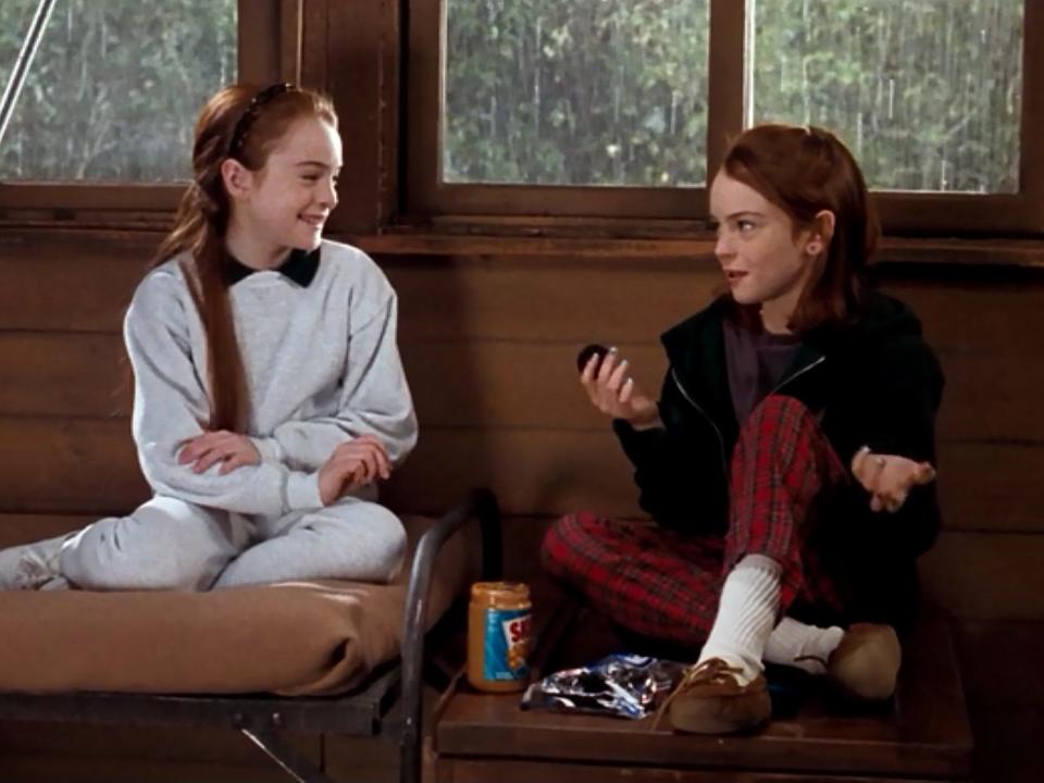 parent trap oreos peanut butter camp lindsay lohan