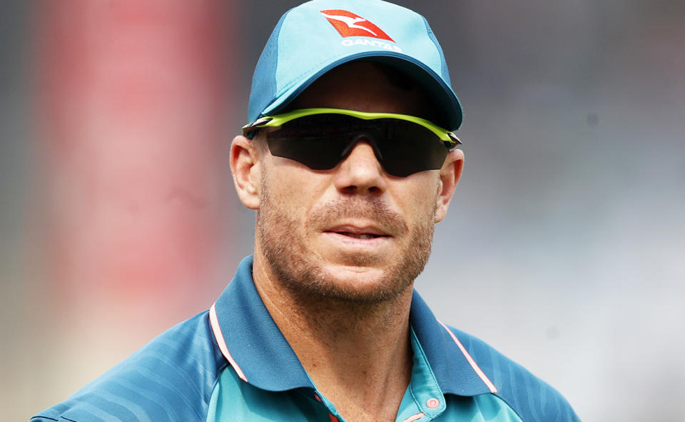 David Warner, pictured here during Australia's series against India.