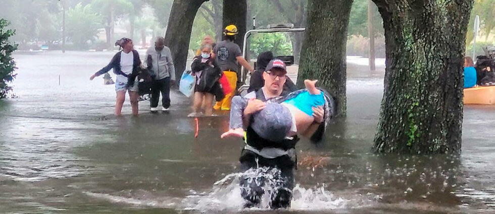 L’ouragan Ian devrait se dissiper au cours de la nuit prochaine après avoir provoqué des inondations en Floride.  - Credit:ORANGE COUNTY FIRE RESCUE DEPART / MAXPPP / UPI/MAXPPP