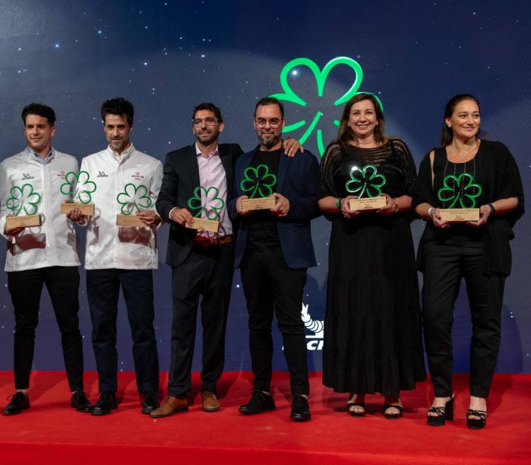 Zonda, El Preferido, Don Julio, Ricitelli; Crizia; Casa Vigil y Anchoita recibieron su estrella verde: cocina + sustentabilidad. 