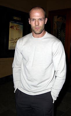 Jason Statham at a Los Angeles screening of Screen Gems' Swept Away