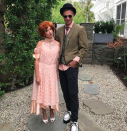 <p>Too good! Gellar and her hubby, Freddie Prinze Jr., went as Andie and Ducky from <em>Pretty in Pink</em>. (Photo: <a rel="nofollow noopener" href="https://www.instagram.com/p/Ba7uto3D9fi/?hl=en&taken-by=sarahmgellar" target="_blank" data-ylk="slk:Sarah Michelle Gellar via Instagram;elm:context_link;itc:0;sec:content-canvas" class="link ">Sarah Michelle Gellar via Instagram</a>) </p>