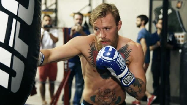 McGregor recently obtained a Californian boxing licence. Pic: Twitter