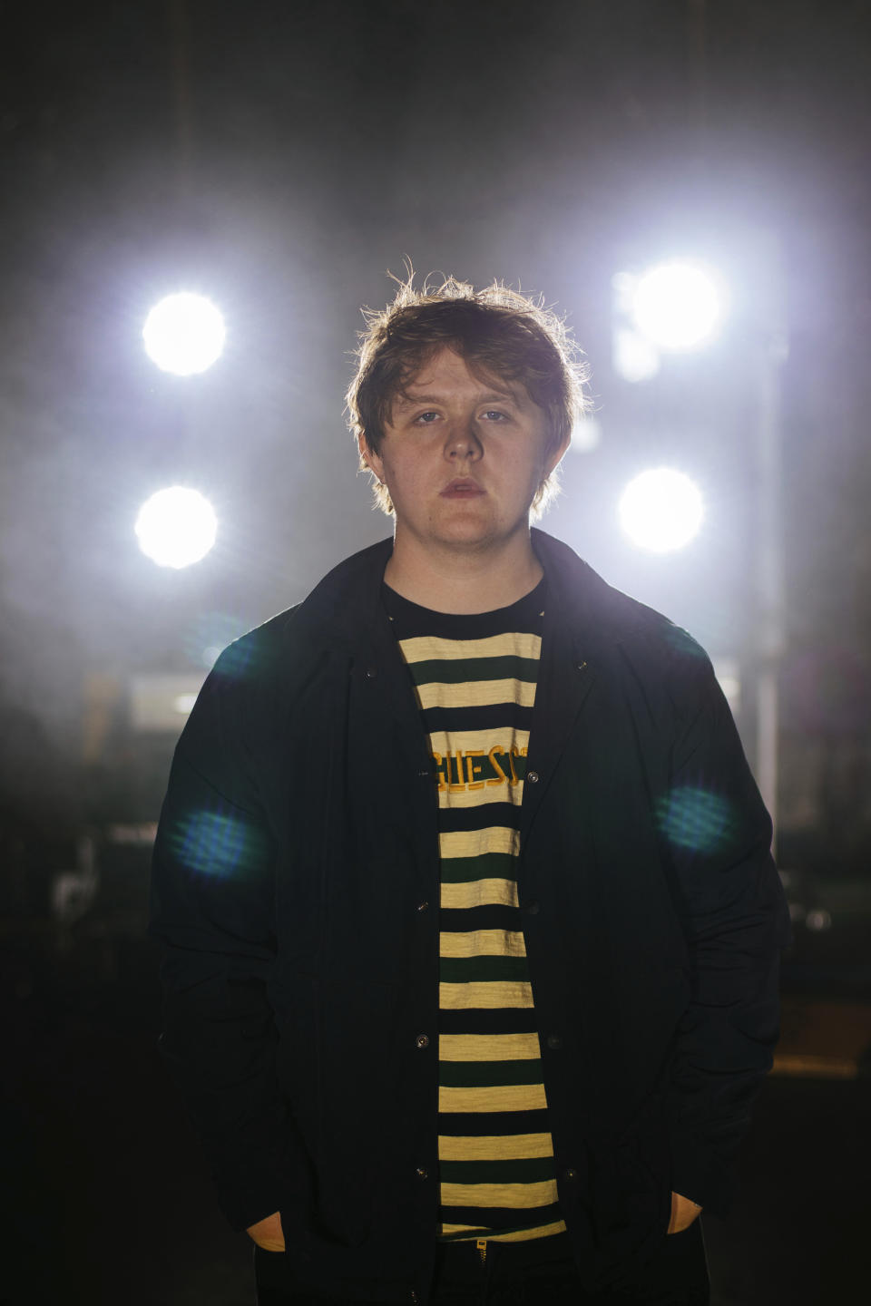 This Oct. 11, 2019 photo shows Scottish singer Lewis Capaldi poses for a portrait at concert venue Brooklyn Steel in New York. Capaldi’s hit single, “Someone You Loved,” spent seven weeks at No. 1 in the U.K. and, so far, has peaked at No. 3 on Billboard’s Hot 100 chart in the U.S. (AP Photo/Kevin Hagen)