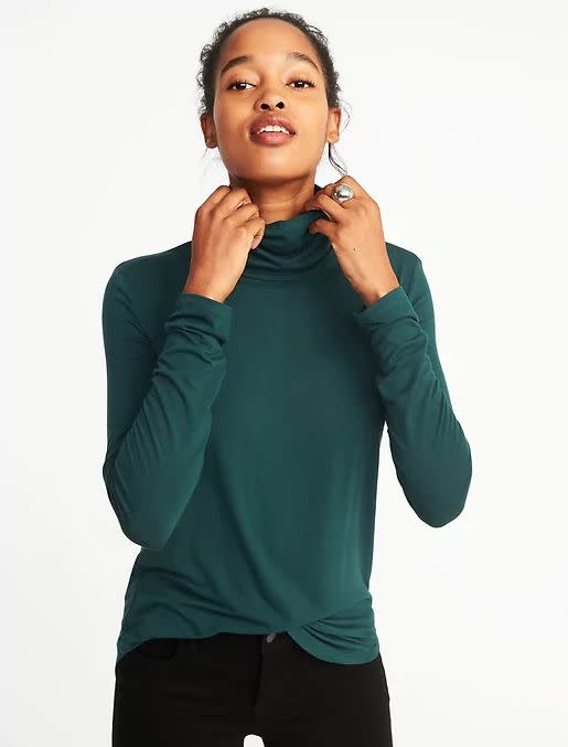 These <a href="http://www.oldnavy.com/products/luxe-tees-tanks-the-C1081393.jsp" target="_blank">cheap basics are perfect for layering</a> under your fall favs.&nbsp;