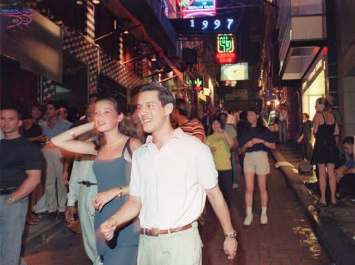Lan Kwai Fong is a fashionable and popular district in Hong Kong. (AFP File Photo)