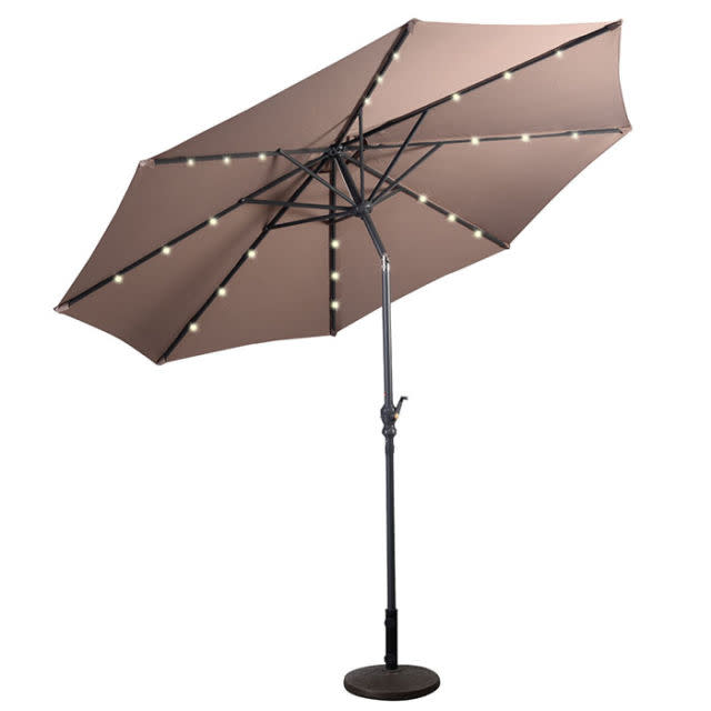 Patio Umbrella With LED Lights