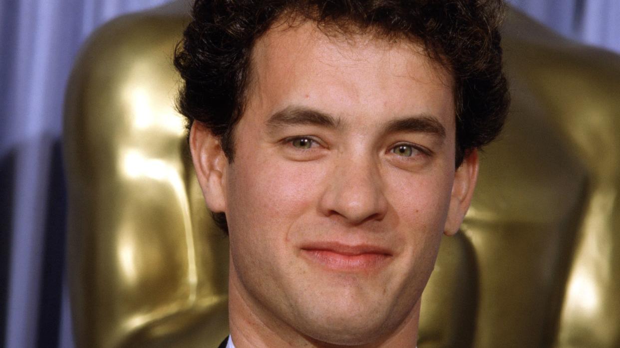 tom hanks at academy awards show 1987