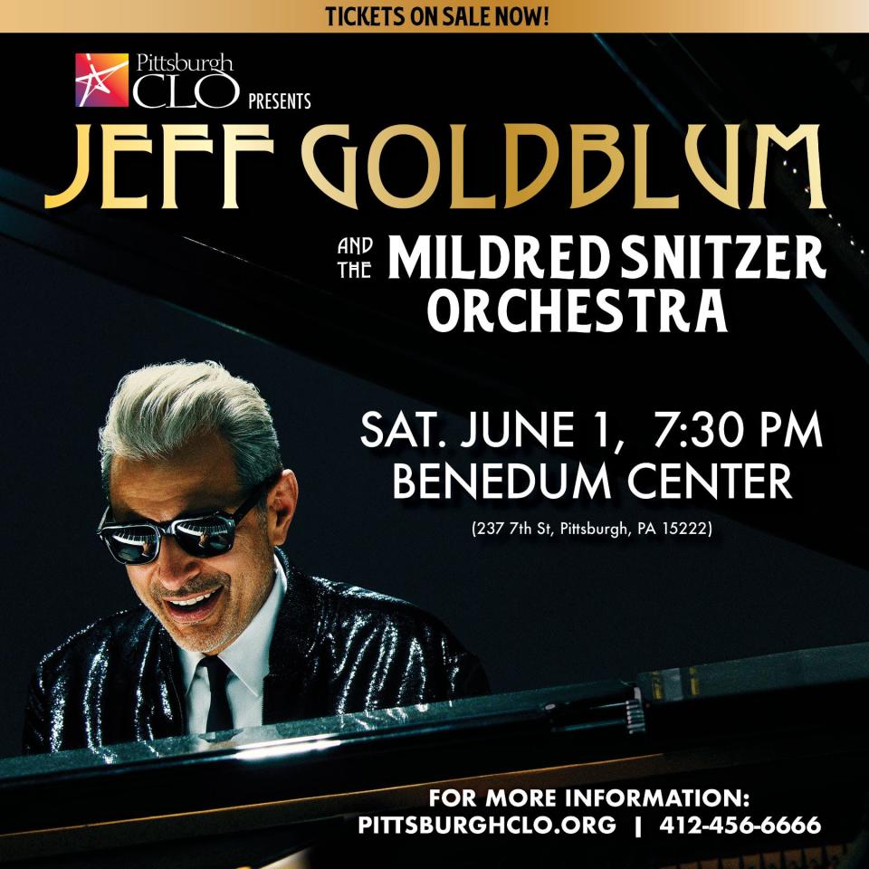 Jeff Goldblum returns home to Pittsburgh to perform at the Benedum Center.