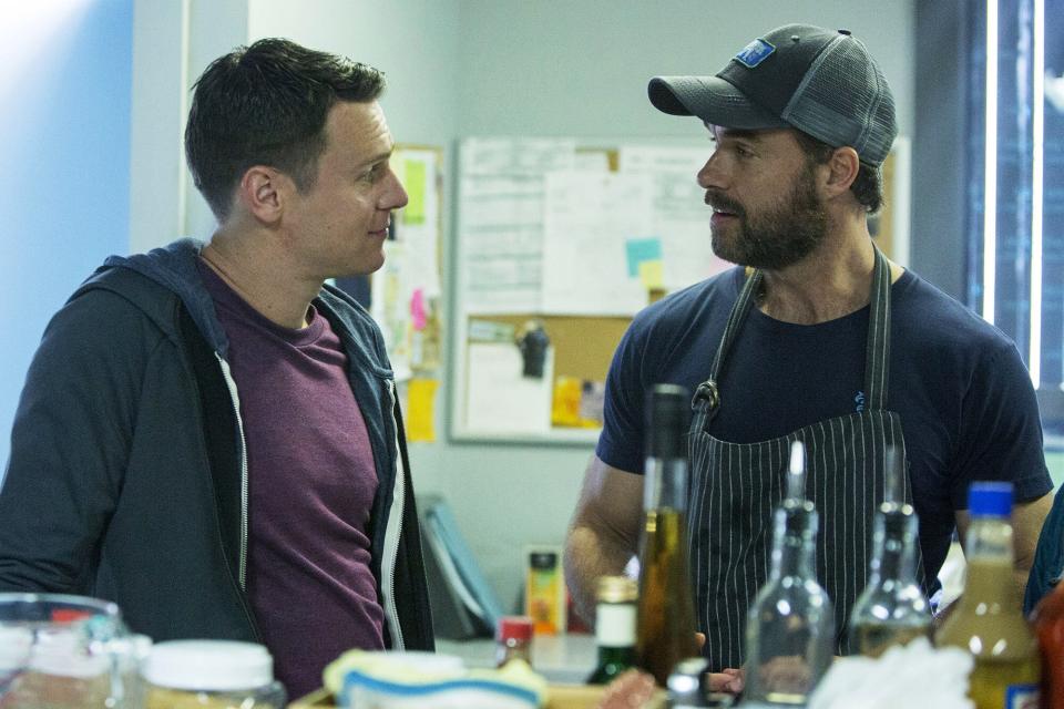 LOOKING: THE MOVIE, l-r: Jonathan Groff, Murray Bartlett, (aired July 23, 2016). ph: Melissa