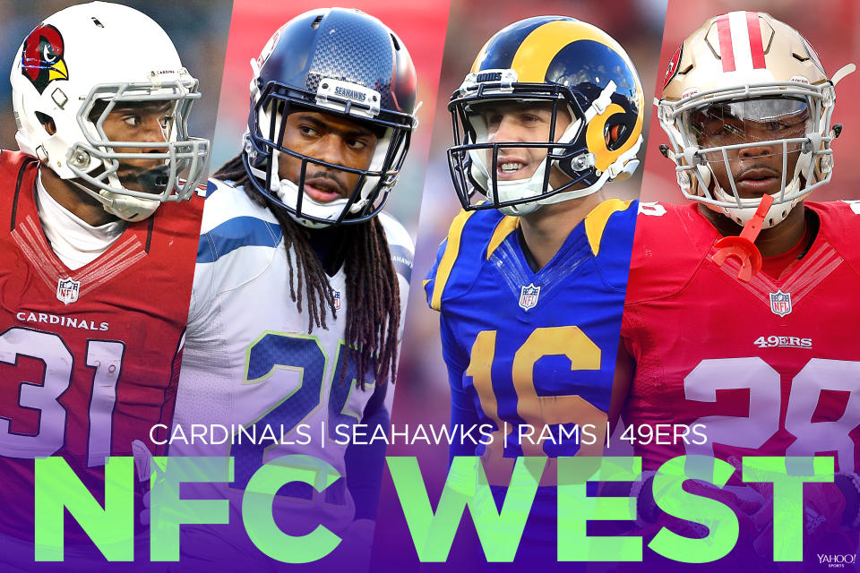 <p>The strength of this division will depend on the Arizona Cardinals’ ability to bounce back. The Seattle Seahawks will be pretty strong again, the San Francisco 49ers will be bad and the Los Angeles Rams should improve some but likely won’t be contenders. </p>