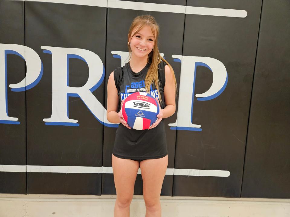 U-Prep sophomore outside hitter Audrey Berg has Division I goals and is planning to rise as a leading offensive player for the Panthers in 2022.